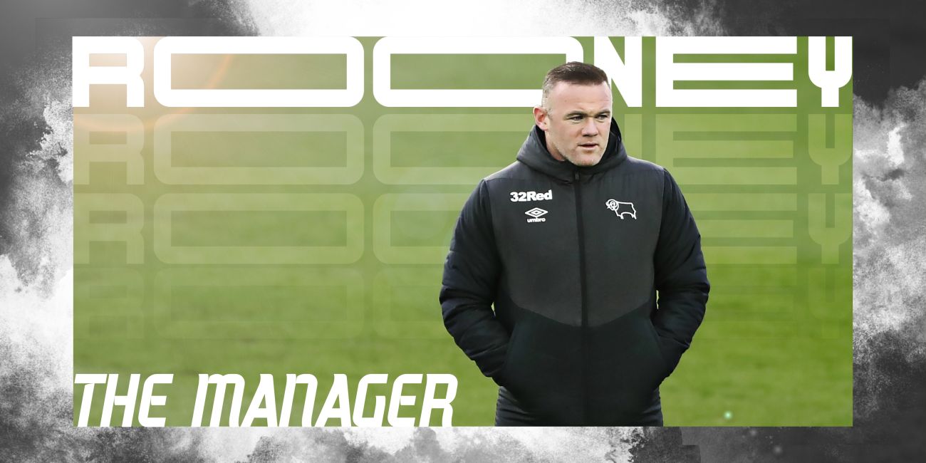 Rooney as a manager of Derby County