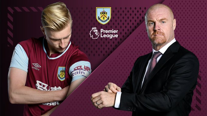 Burnley's manager, Sean Dyche and club captain