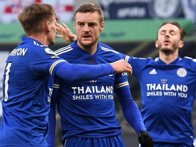 Leicester City celebrates