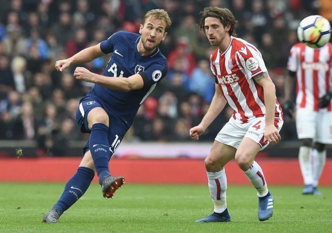 Harry Kane against Stoke City