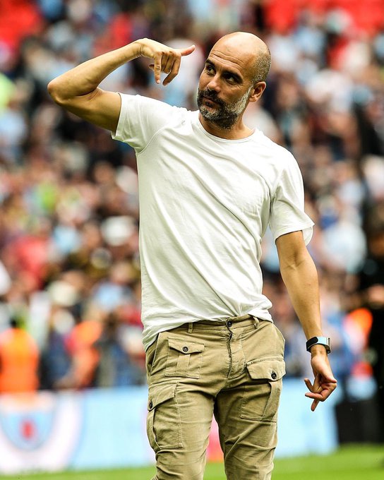 Manchester City's manager, Pep Guardiola