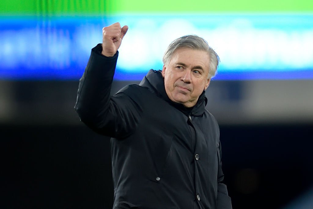 Everton's manager, Carlo Ancelotti