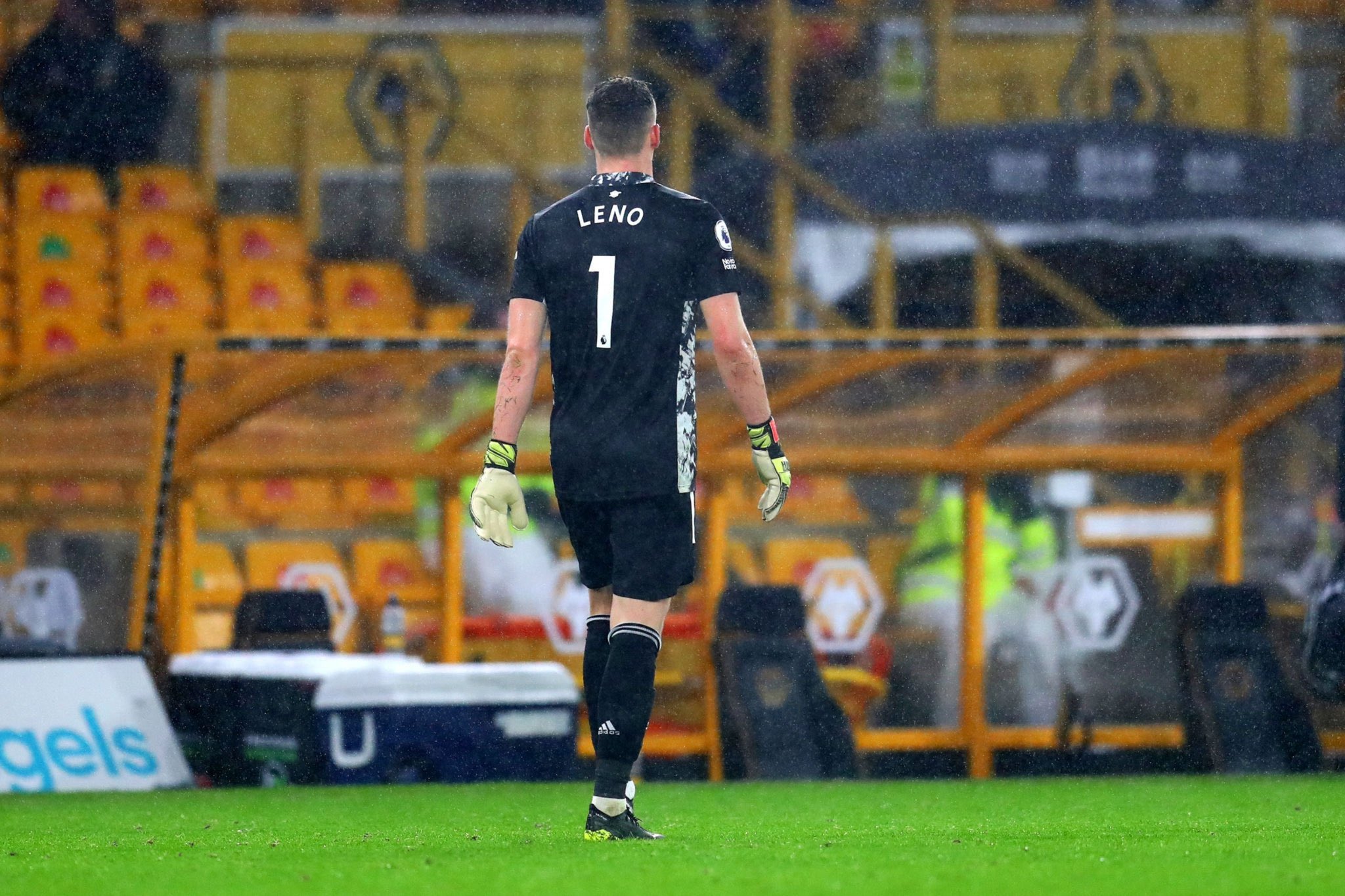 Arsenal goalkeeper, Leno sent off