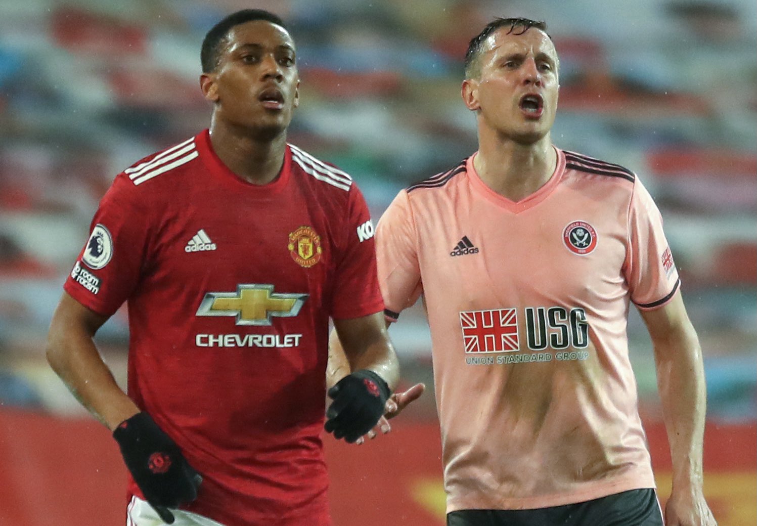 Sheffield United against Manchester United