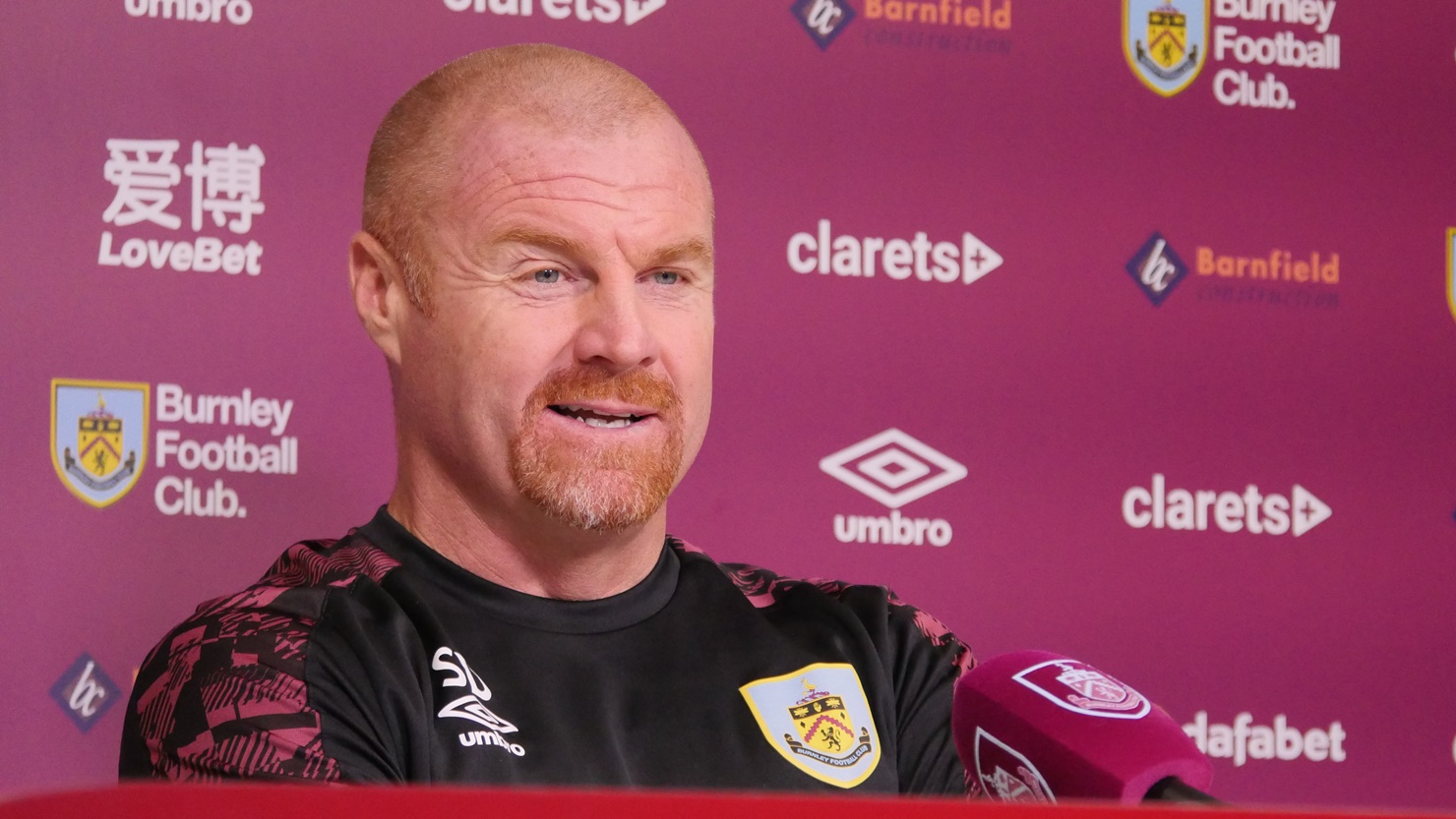 Burnley manager, Sean Dyche