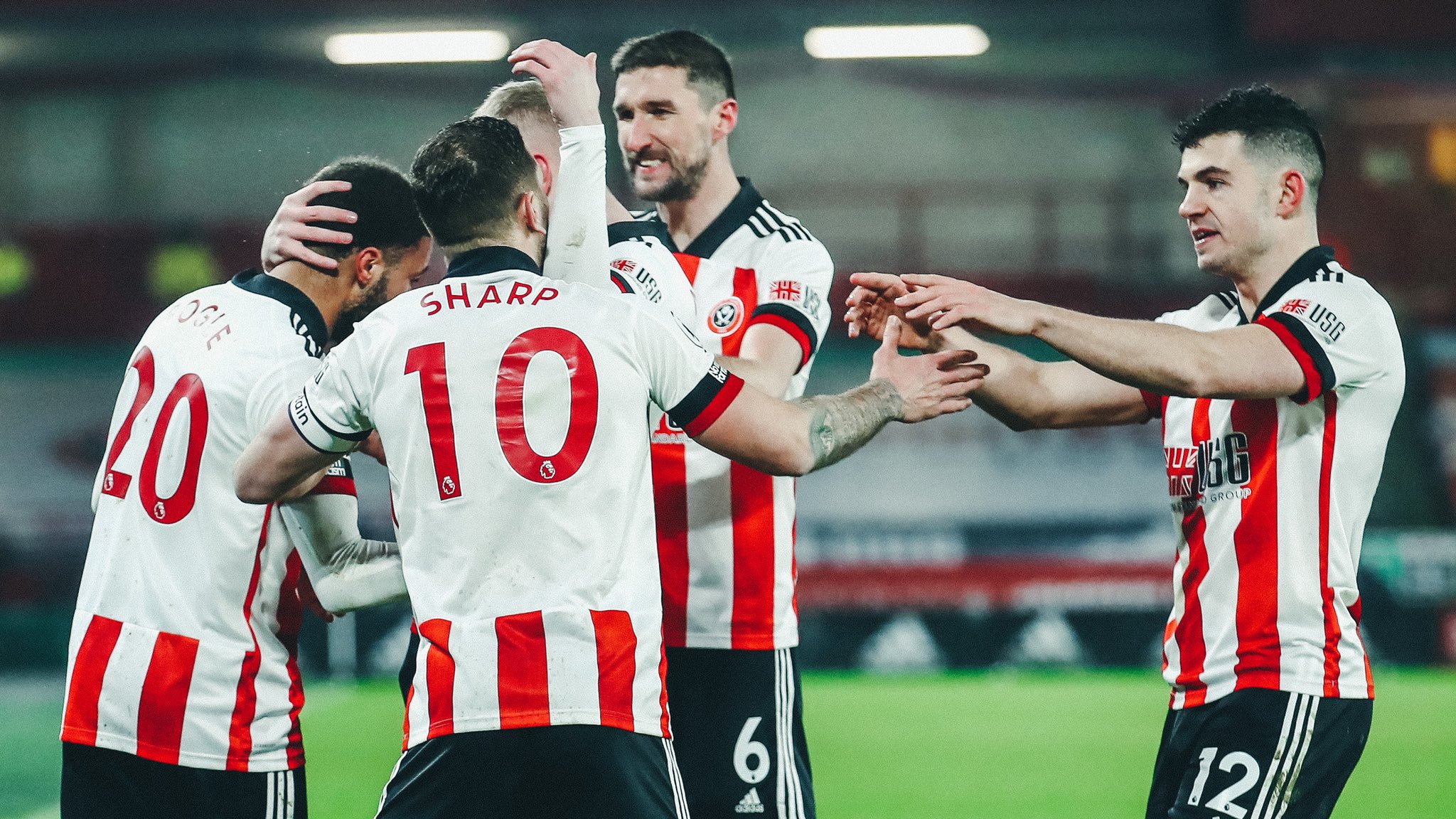 Sheffield United celebrates