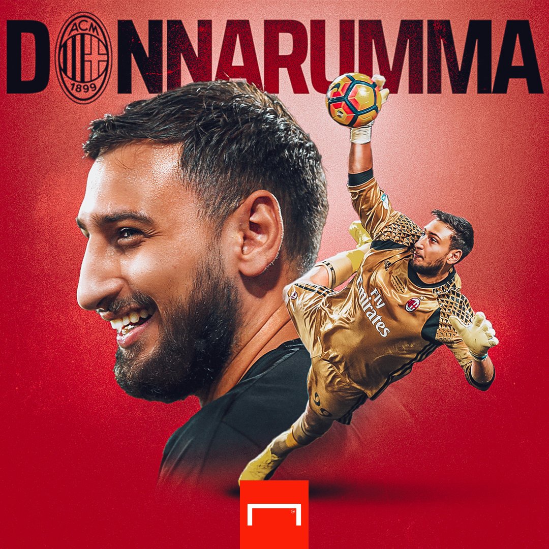 A. C. Milan's goalkeeper, Gianluigi Donnarumma