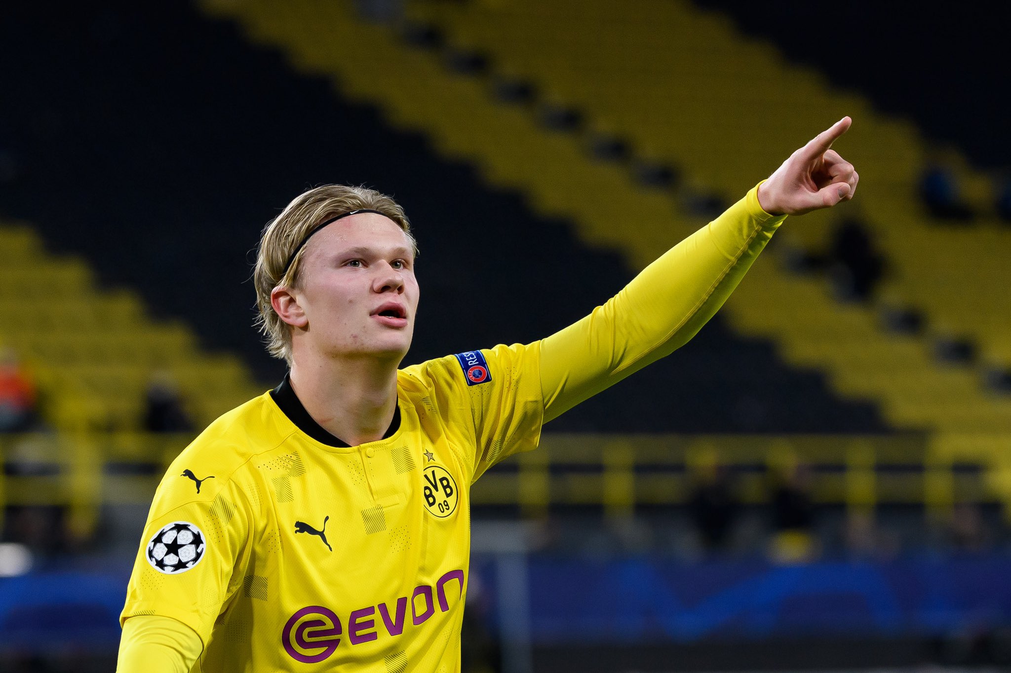 Borussia Dortmund's striker, Erling Haaland