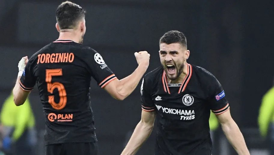 Chelsea midfielders, Jorginho and Kovacic