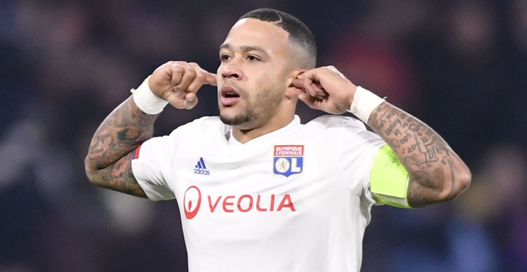 Lyon's striker, Memphis Depay