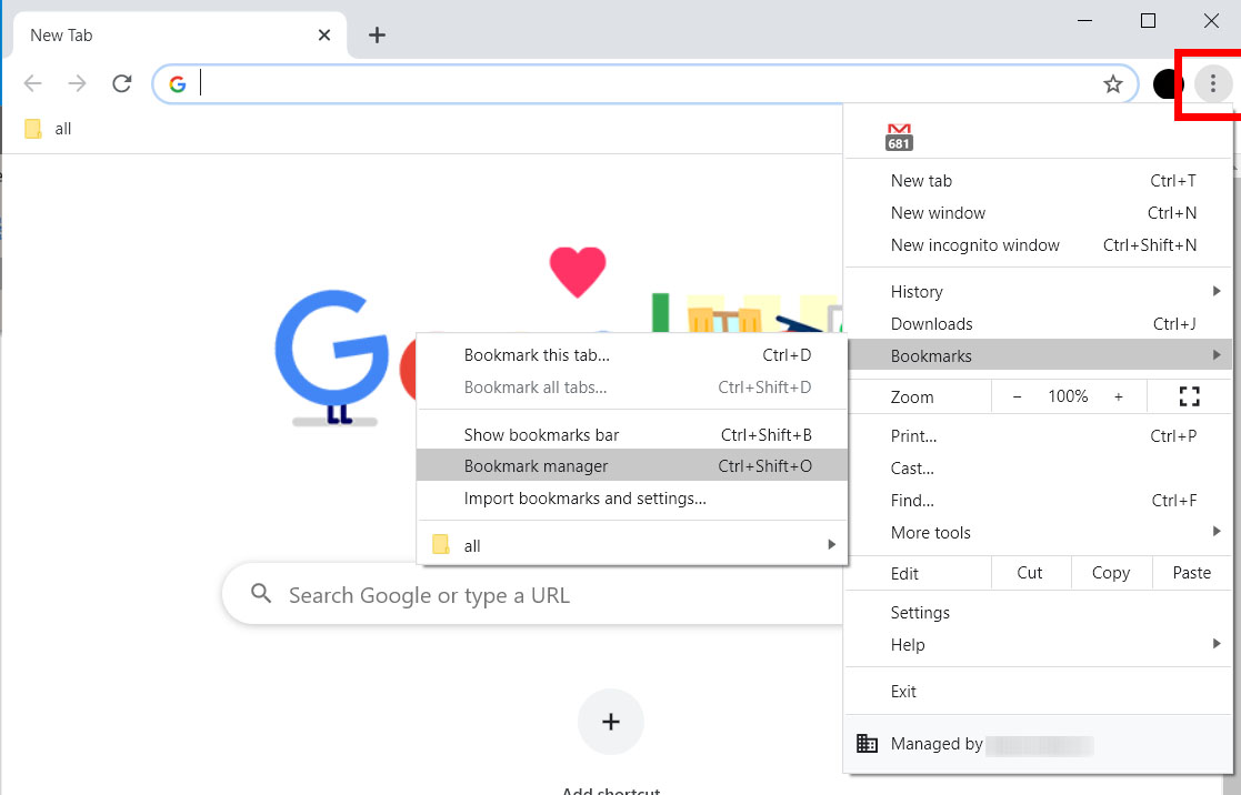 How to Export and Import Chrome Bookmarks.