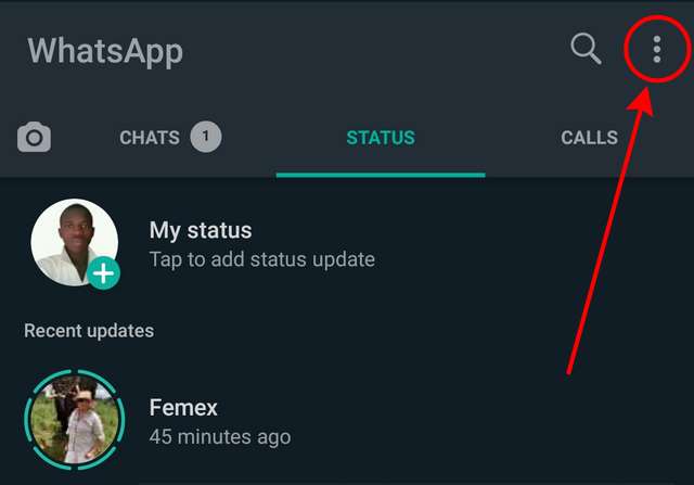 Status tab